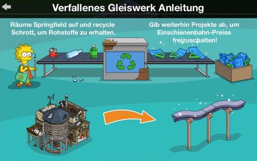 Verfallenes Gleiswerk Anleitung