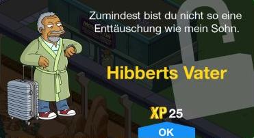 Hibberts Vater