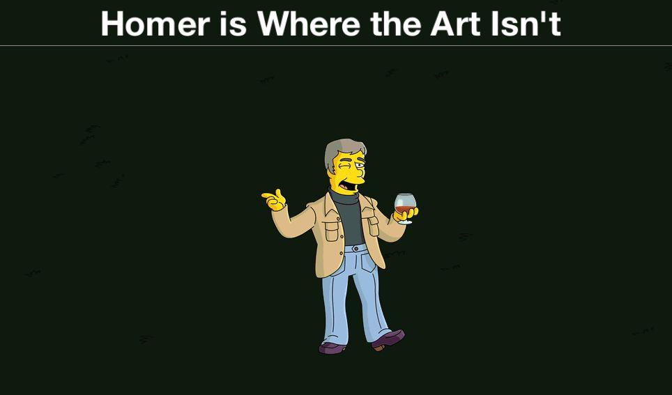 Homer is Where the Art Isnt k