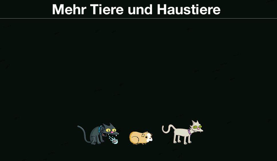 Mehr Tiere und Haustiere k