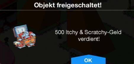 5 500Itchy und Scratchy Geld