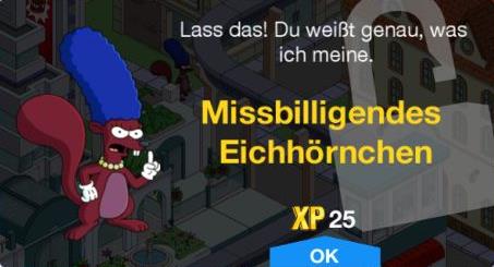 Missbilligendes Eichhoernchen