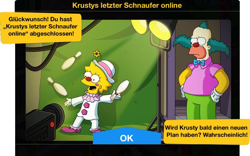 Krustys letzter Schnaufer online Ende