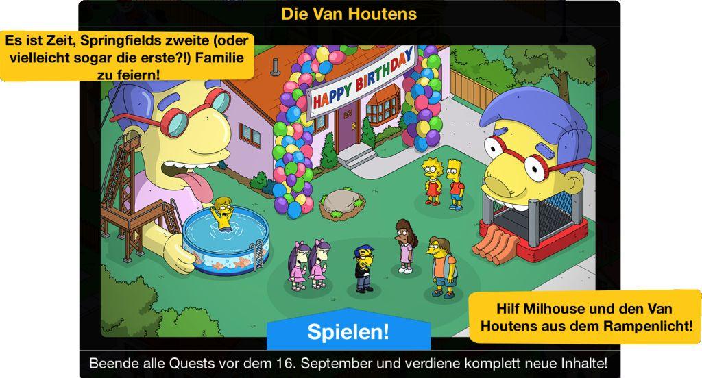 Die Van Houtens Beginn