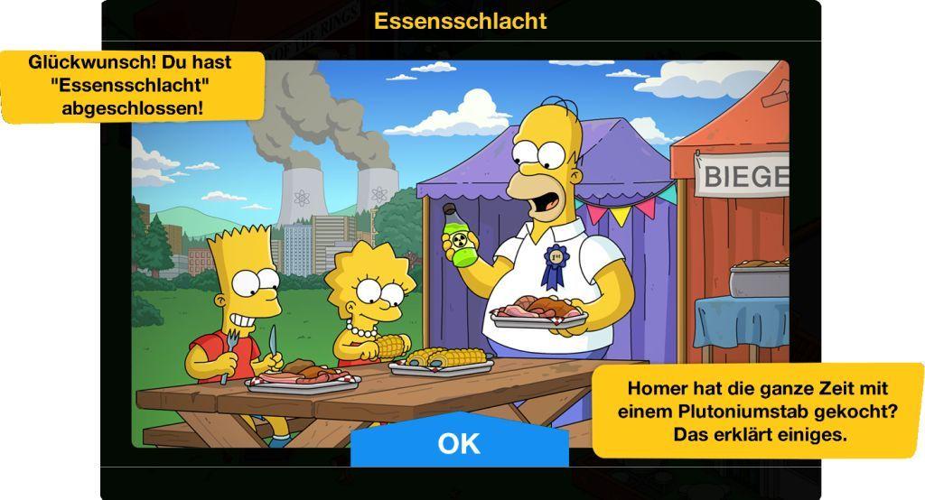 Essensschlacht Ende