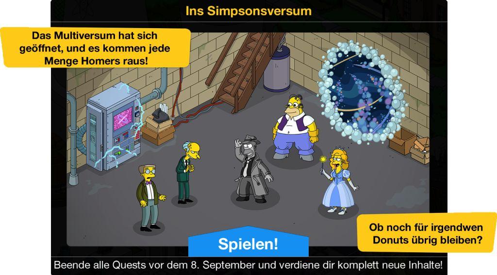 Ins Simpsonsversum Beginn