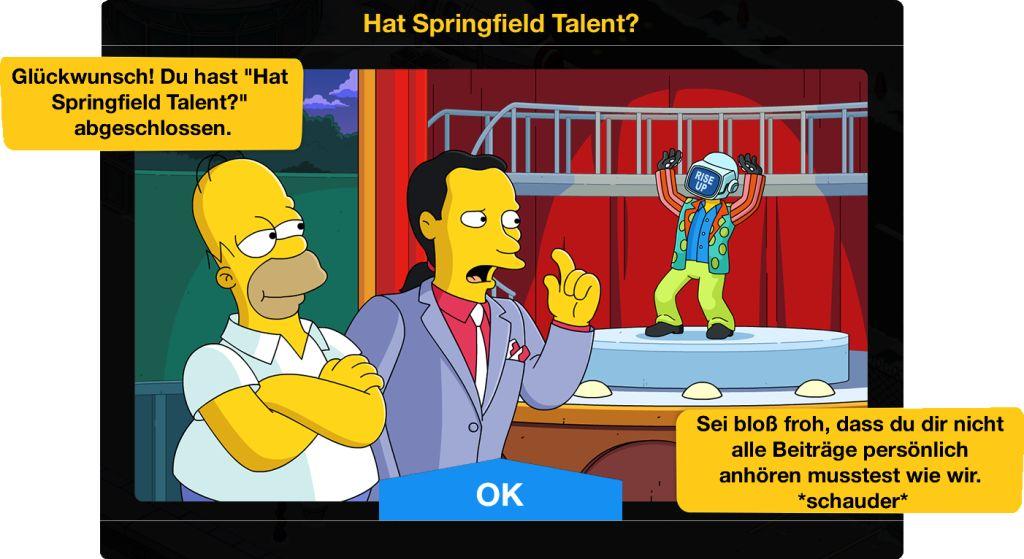Hat Springfield Talent Ende
