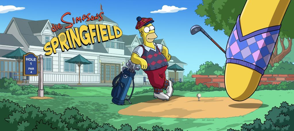 Startbildschirm Die Simpsons Springfield -Tapped Out-