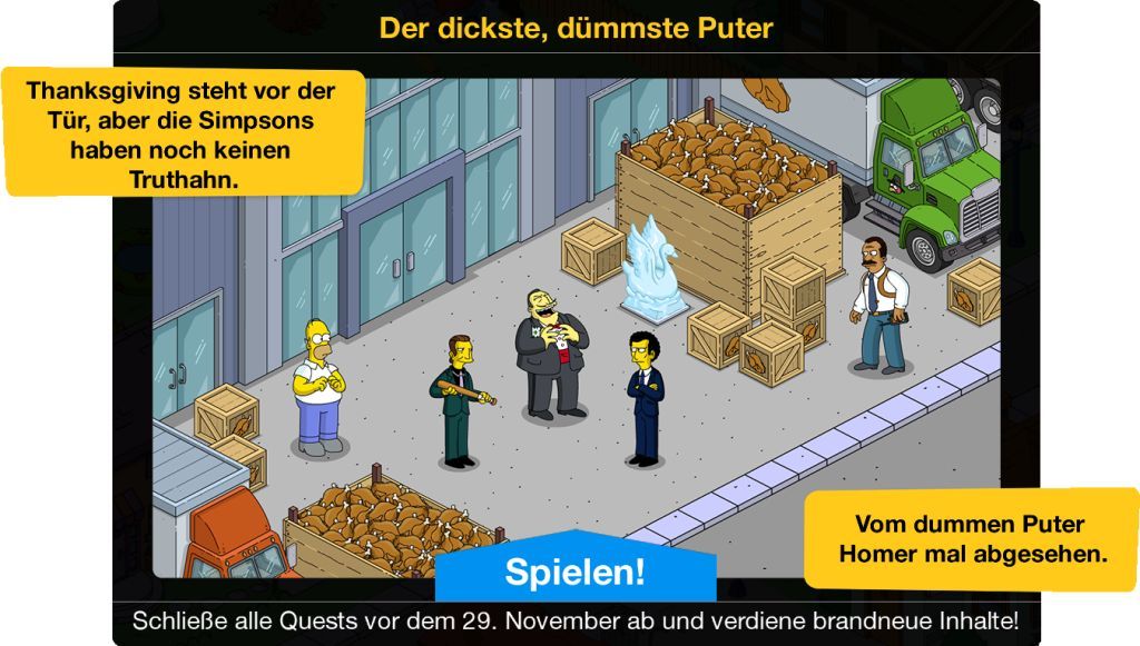 Der dickste duemmste Puter Beginn