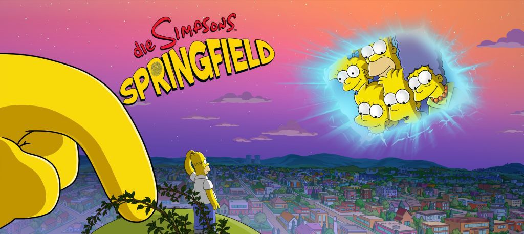 Startbildschirm Die Simpsons Springfield -Tapped Out-