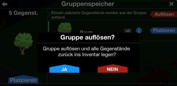 Gruppe aufloesen