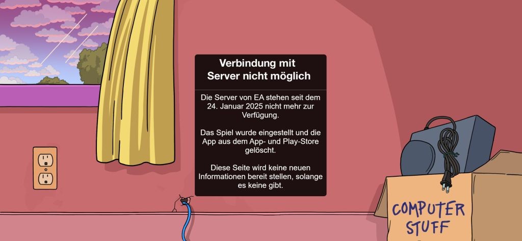 Startbildschirm Die Simpsons Springfield -Tapped Out-